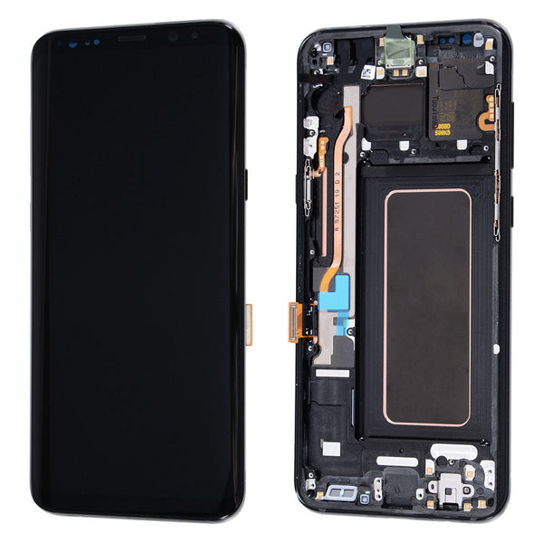 Samsung Galaxy S8 Plus OLED Pantalla De Remplazo Con Bisel (Aftermarket Incell) (Midnight Black)