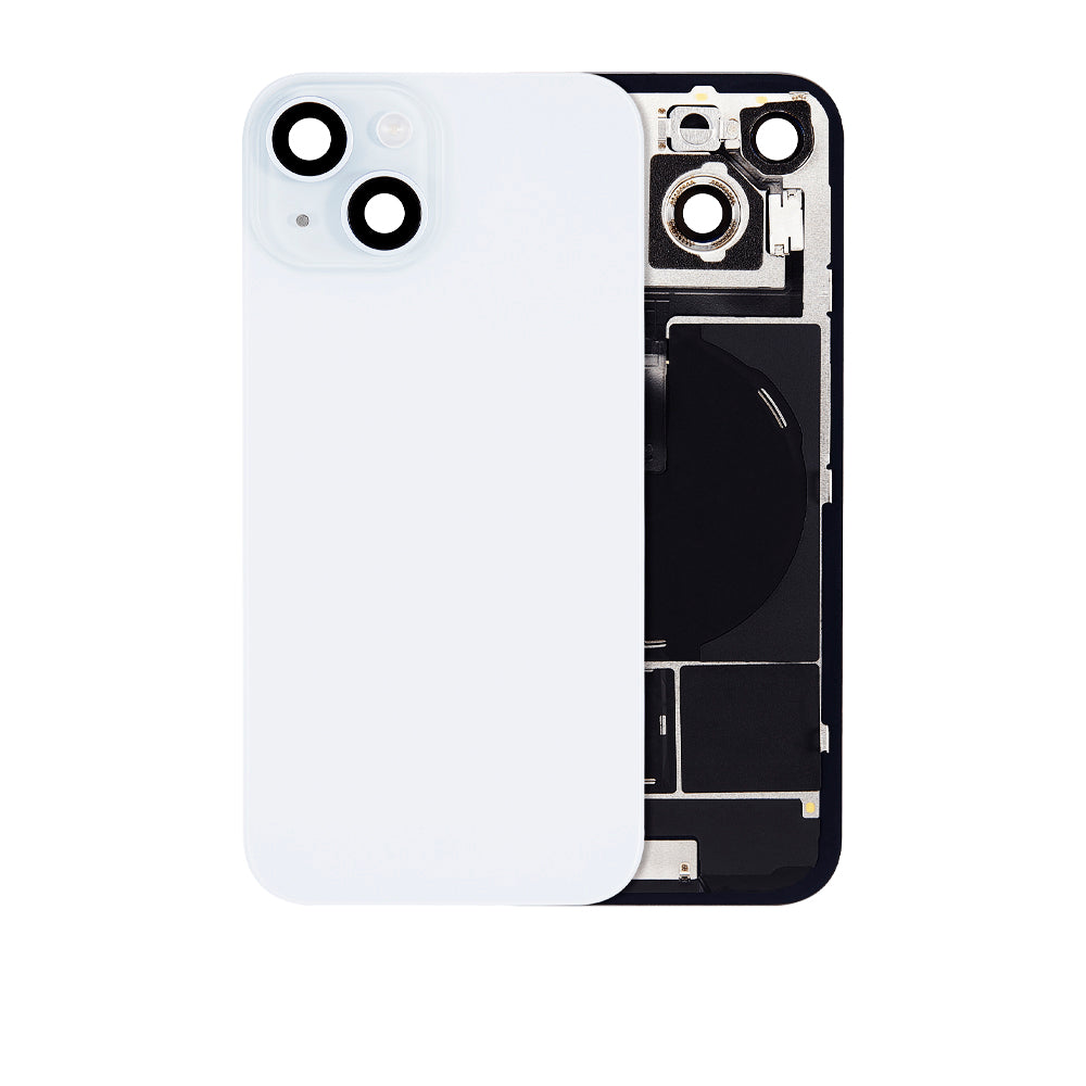 iPhone 15 Tapa Trasera con Placa de Metal (No Logo)