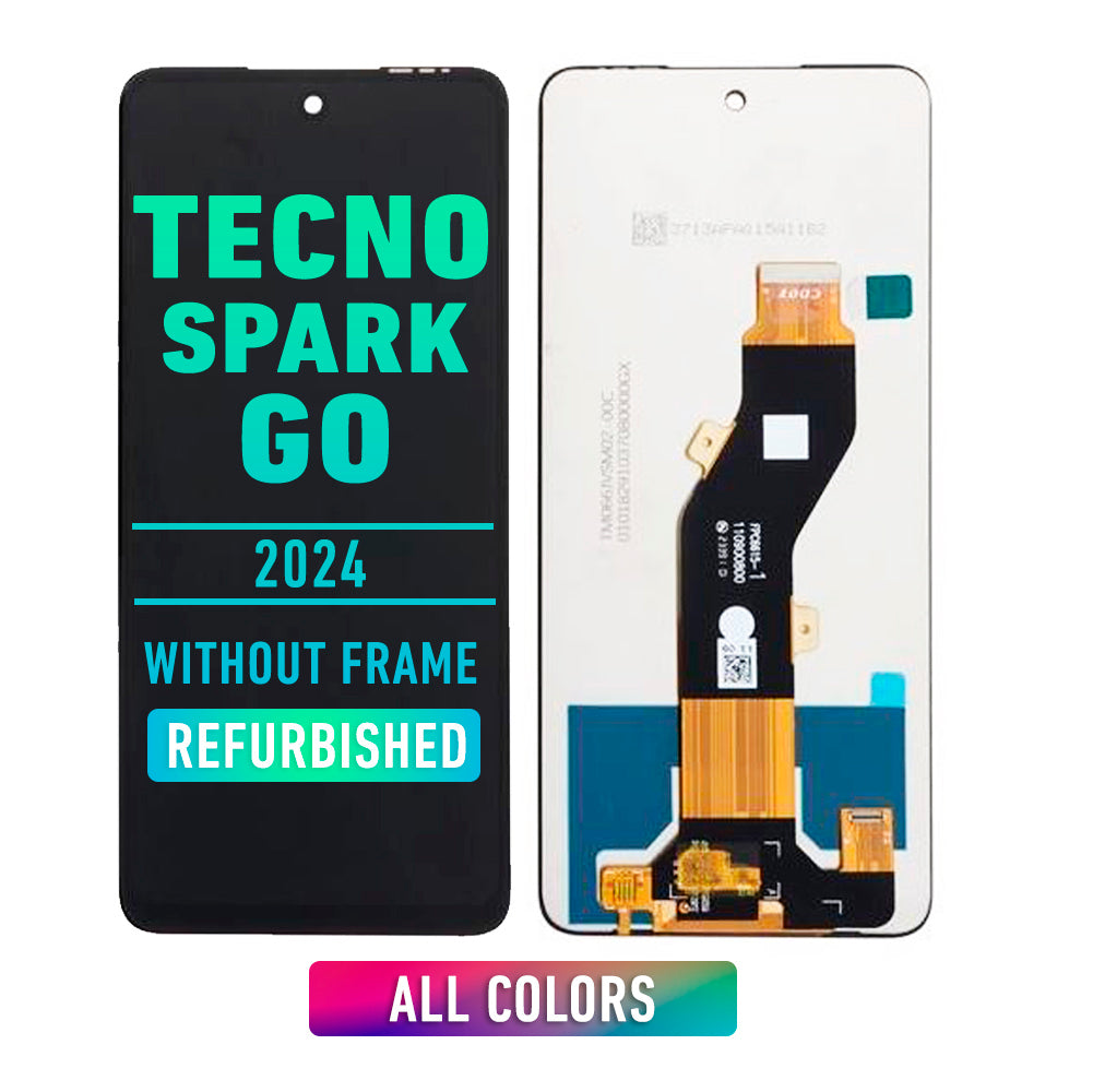 Tecno Spark Go 2024 / Tecno Spark 20 / Infinix Hot 40i / Infinix Smart 8 Pantalla Sin Bisel (ORIGINAL)