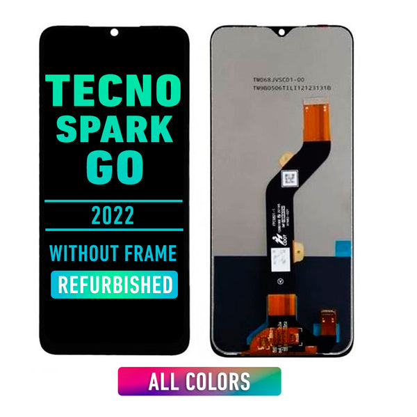 Tecno Spark Go 2022 Pantalla LCD Sin Bisel (Reacondicionada) (Todos Los Colores)
