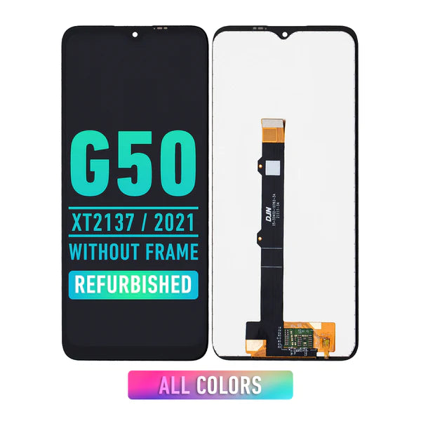Motorola Moto G50 (XT2137 / 2021) Pantalla LCD Sin Bisel (Reacondicionada) (Todos los Colores)