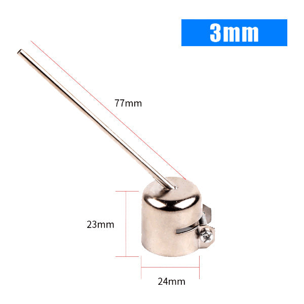 Boquilla de soldadura larga Con cabezal de pistola de aire caliente Universal Kaigexin 850