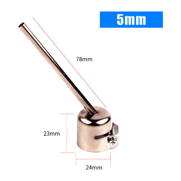 Boquilla de soldadura larga Con cabezal de pistola de aire caliente Universal Kaigexin 850