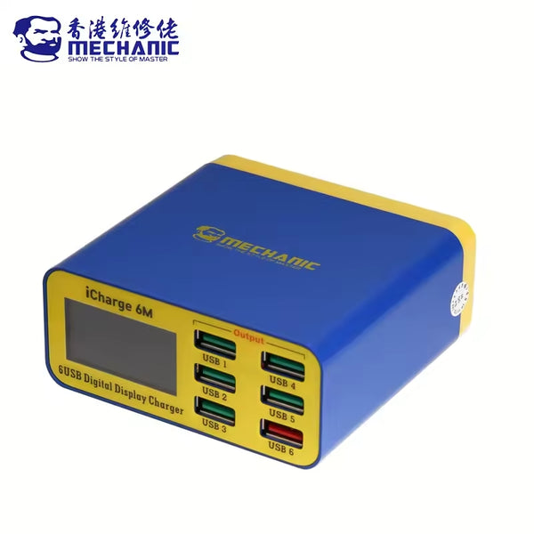 Mechanic iCharge 6M Multipuerto USB QC3.0 carga rapida