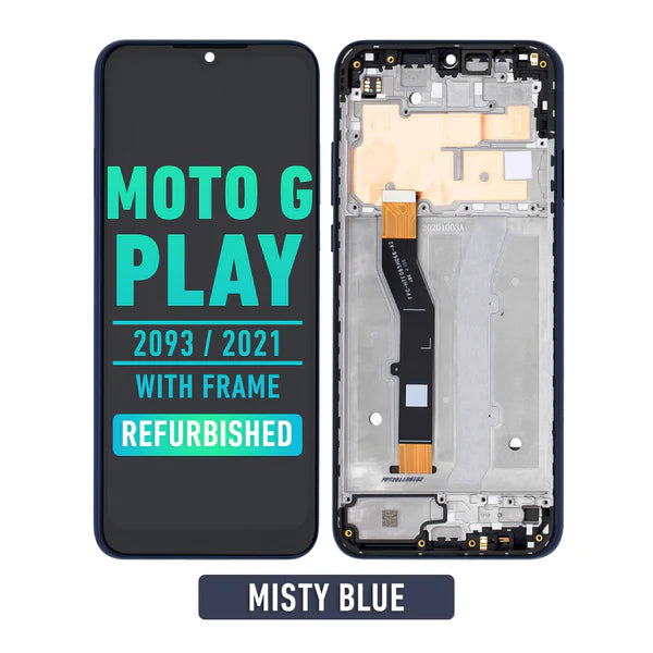 Motorola G Play 2021 (XT2093) Pantalla Con Bisel (ORIGINAL) (Azul Neblinoso)