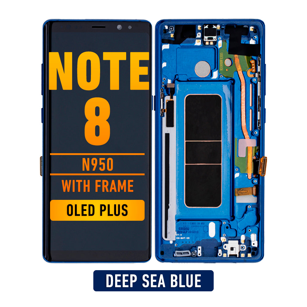 Samsung Galaxy Note 8 Pantalla Con Bisel (Oled Plus) (Deep Sea Blue)