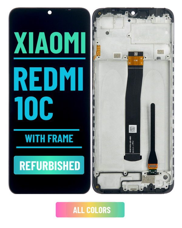 Xiaomi Redmi 10C Pantalla LCD De Reemplazo Con Bisel (Reacondicionada) (Todos Los Colores)