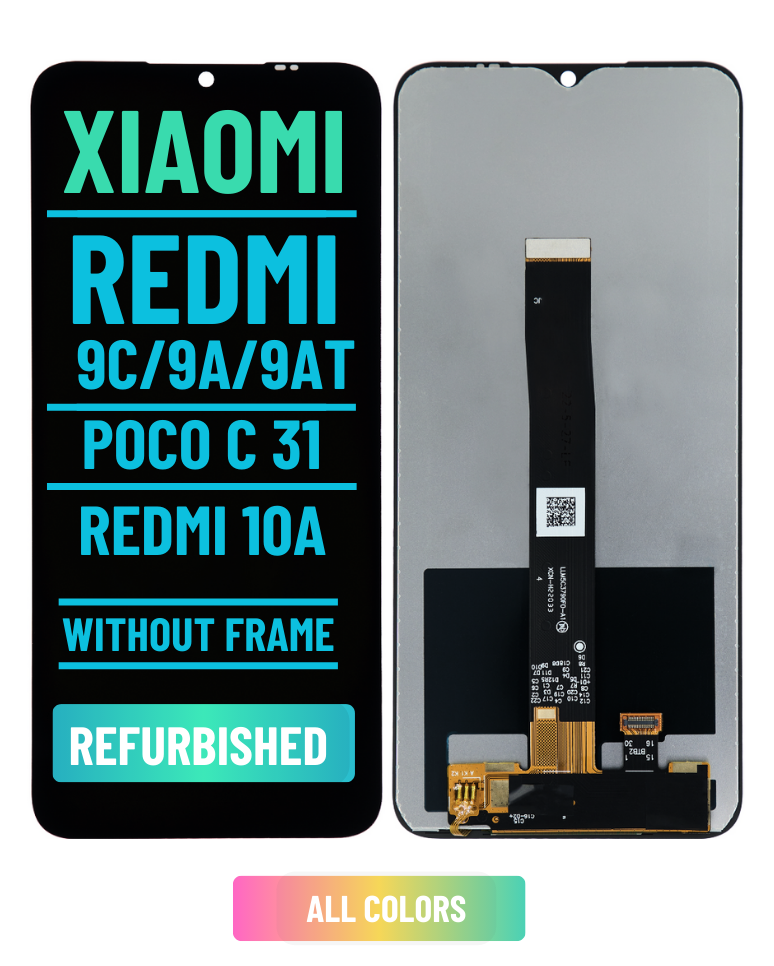 Xiaomi Redmi 9C / 9A / 9AT / POCO C31 / 10A Pantalla Sin Bisel (ORIGINAL)