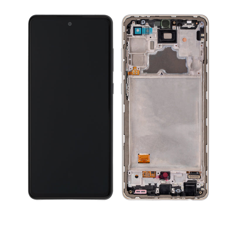 Samsung Galaxy A72 (A725 / 2021) Pantalla Con Bisel (Reacondicionada) (Blanco Asombroso)