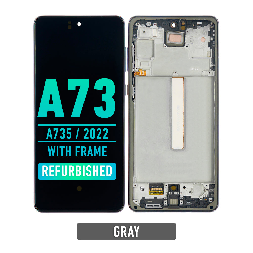 Samsung Galaxy A73 (A735 / 2022) Pantalla Con Bisel (ORIGINAL) (Gris)