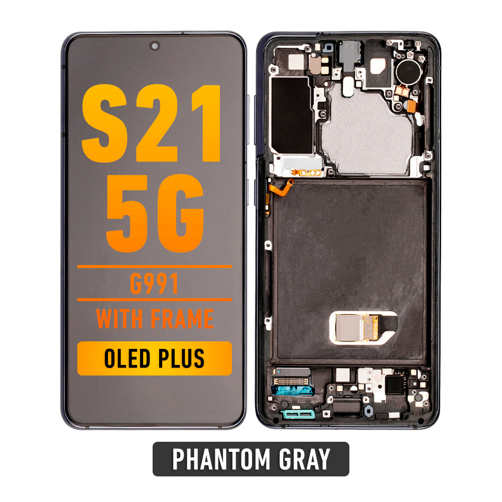Samsung Galaxy S21 5G Pantalla Con Bisel (Oled Plus) (Phantom Gray)