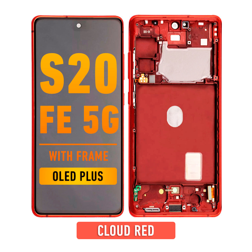 Samsung Galaxy S20 FE Pantalla Con Bisel (Oled Plus) (Cloud Red)