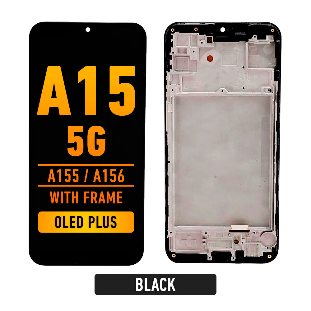 Galaxy A15 (A155 / 2023) / A15 5G (A156 / 2023) (6.36") Pantalla Con Bisel (Oled Plus) (Negra)