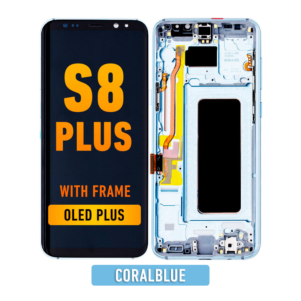 Samsung Galaxy S8 Plus Pantalla Con Bisel (Oled Plus) (Coral Blue)