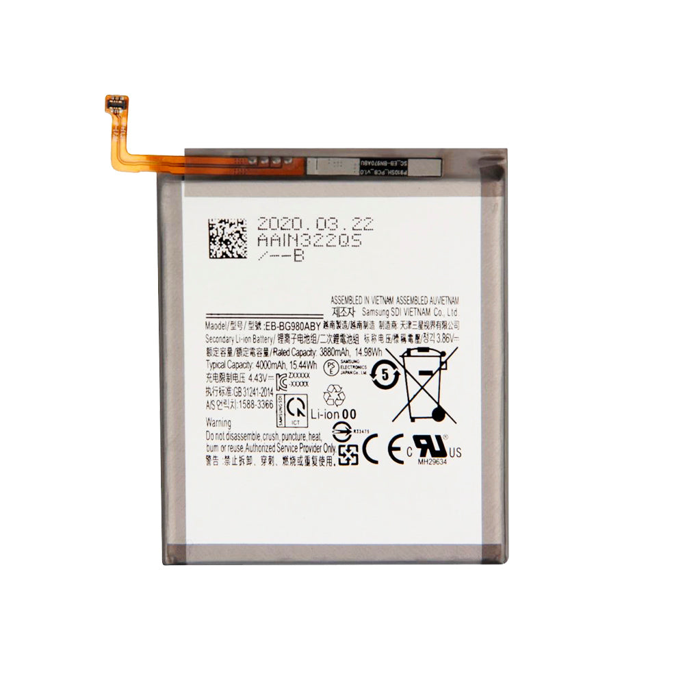 Samsung Galaxy S20 5G Bateria