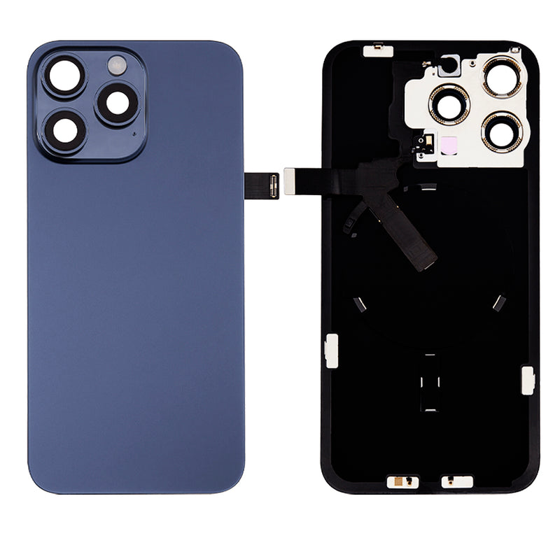 iPhone 15 Pro Tapa Trasera con Placa de Metal (No Logo)