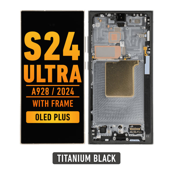 Samsung Galaxy S24 Ultra 5G OLED Pantalla Con Bisel (OLED PLUS) (Titanium Black)