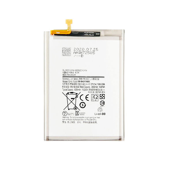 Samsung Galaxy A12 (A125 / 2020) / A21S (A217 / 2020) / A02 (A022 / 2020) A13 5G (A136U / 2021) (EB-BA217ABY)Bateria de Alta Capacidad EB-BA217ABY