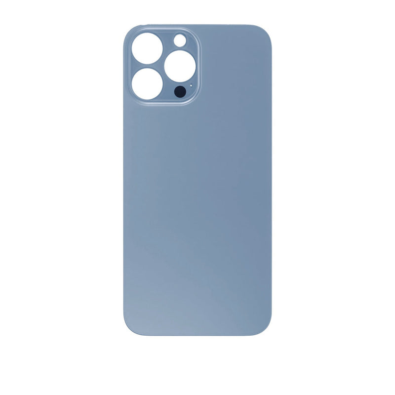 iPhone 13 Pro Max Cristal Trasero Con Orificio De Camara Mas Grande (No Logo) (Todos Los Colores)