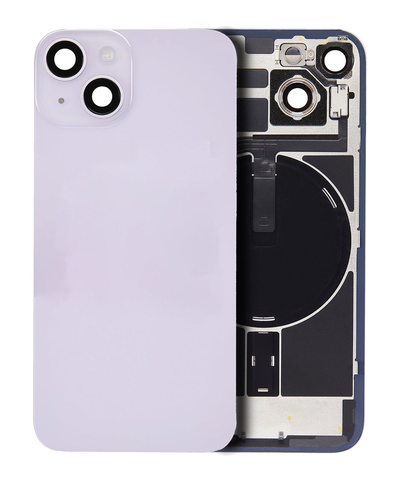 iPhone 14 Cristal Trasero Con Placa De Metal E Imanes Magneticos  Pre-Instalado