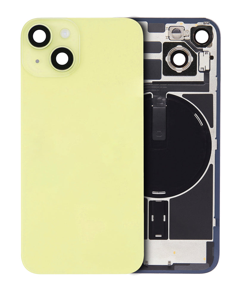 iPhone 14 Cristal Trasero Con Placa De Metal E Imanes Magneticos  Pre-Instalado