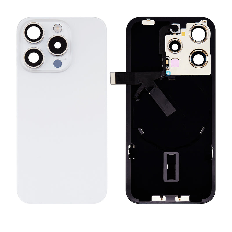 iPhone 15 Pro Tapa Trasera con Placa de Metal (No Logo)
