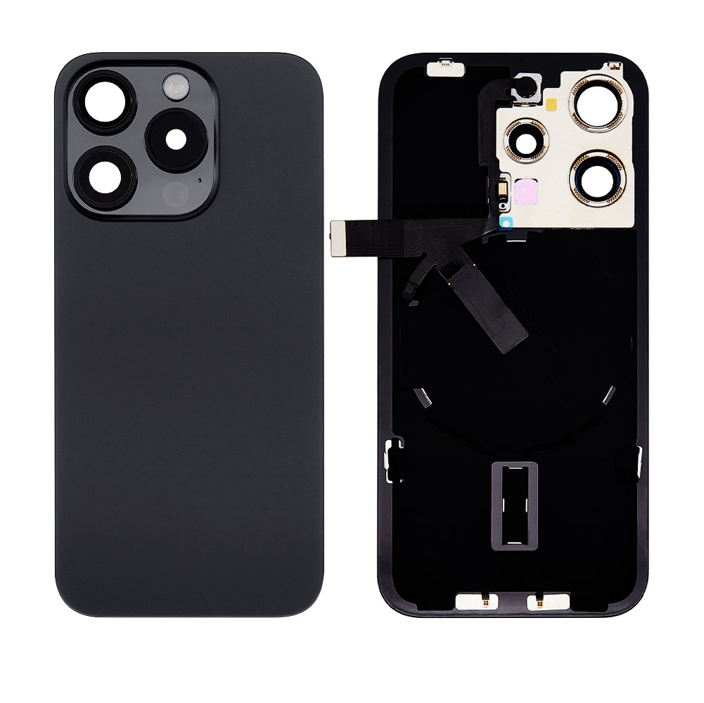 iPhone 15 Pro Tapa Trasera con Placa de Metal (No Logo)