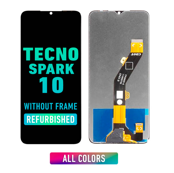 Tecno Spark 10 Pantalla LCD Sin Bisel (Reacondicionada) (Todos Los Colores)