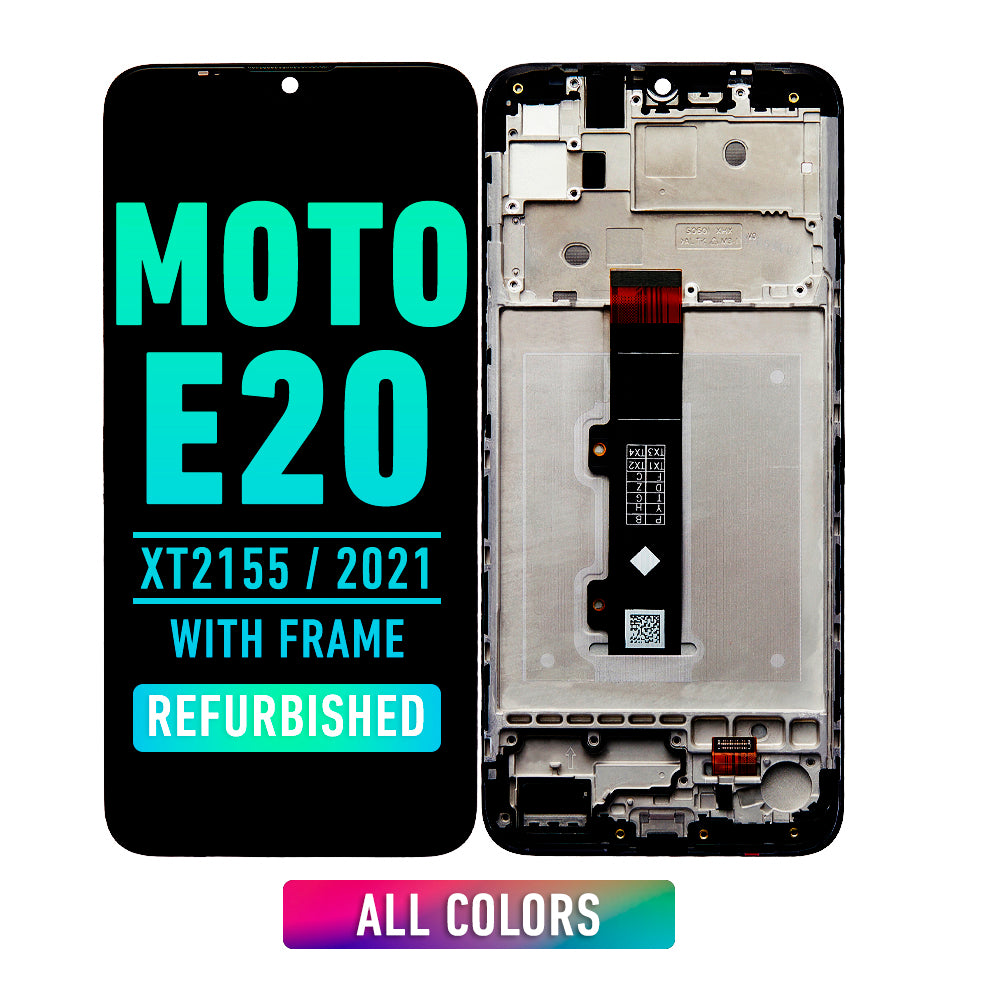 Motorola Moto E20 (XT2155 / 2021) Pantalla Con Bisel (ORIGINAL)