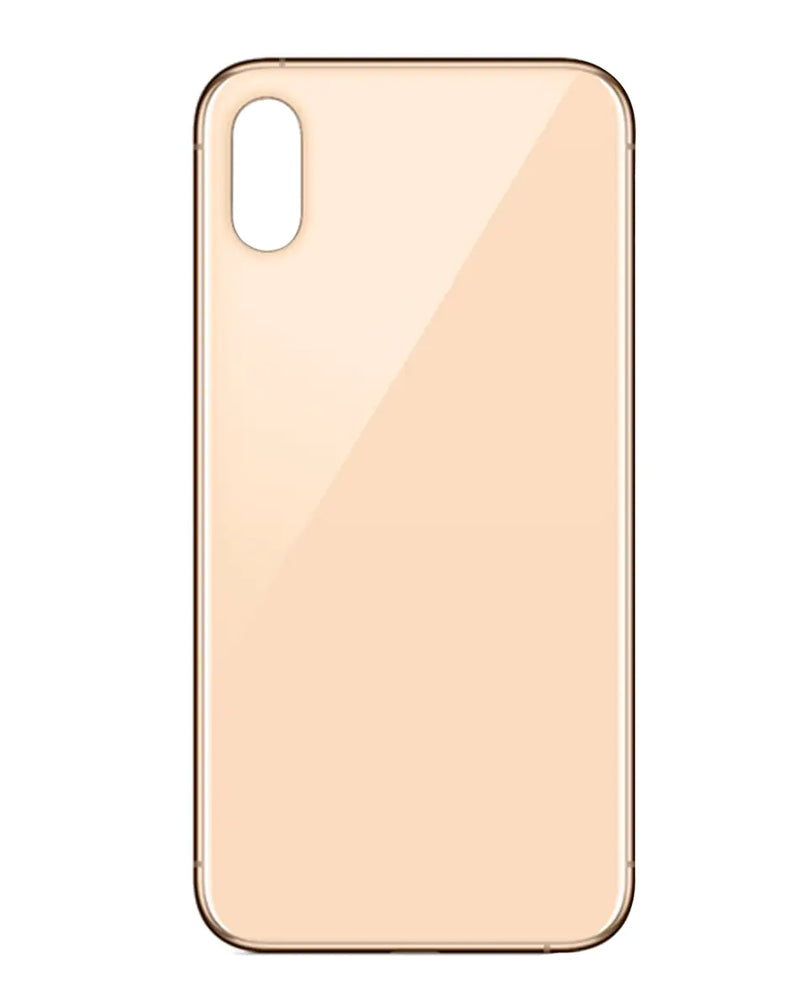 iPhone XS Cristal Trasero Con Orificio De Camara Mas Grande (No Logo) (Todos Los Colores)