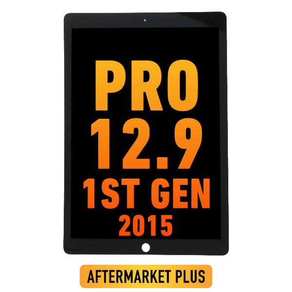 iPad Pro 12.9 (1st Gen, 2015) Pantalla LCD Con Touch (Pieza Pequeña Preinstalada) (Aftermarket Plus) (Negro)