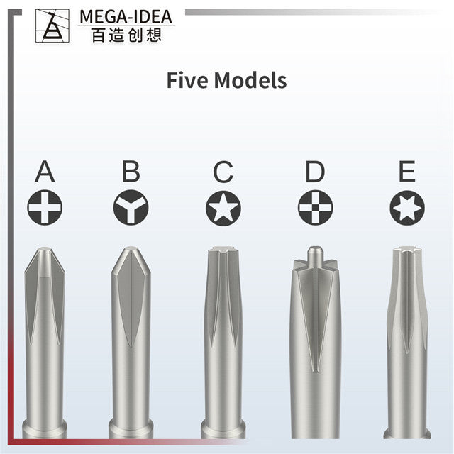 Kit De Destornilladores 5 EN 1 Mega-Idea 2D