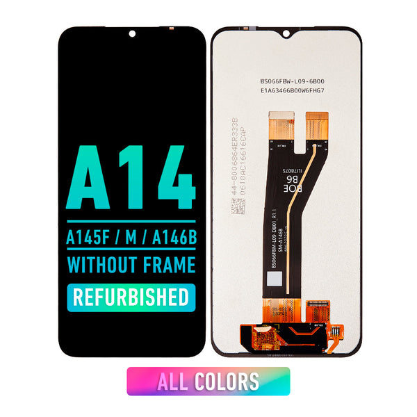 Samsung Galaxy A14 4G (A145F / A145M / 2023) / A146B A14 5G LCD Pantalla De Remplaso Sin Bisel (Reacondicionada) (All Colors)