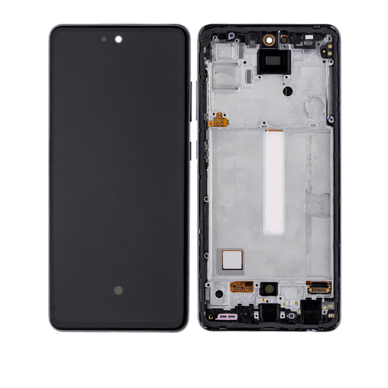 Samsung Galaxy A52 4G (A525 / 2021) / A52 5G (A526 / 2021) Pantalla Con Bisel (Reacondicionada) Negro Asombroso