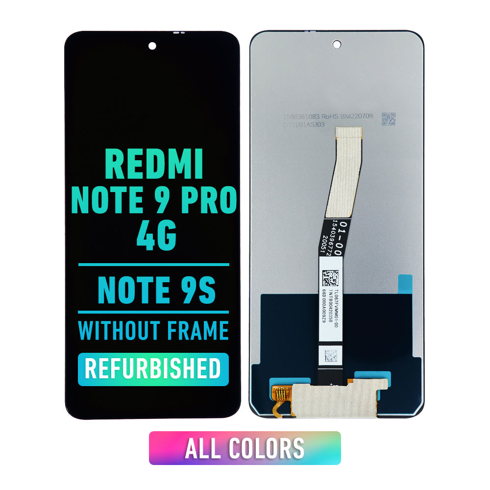 Redmi Note 9S / Note 9 Pro Max / Note 9 Pro 4G - Pantalla Sin Bisel (ORIGINAL)