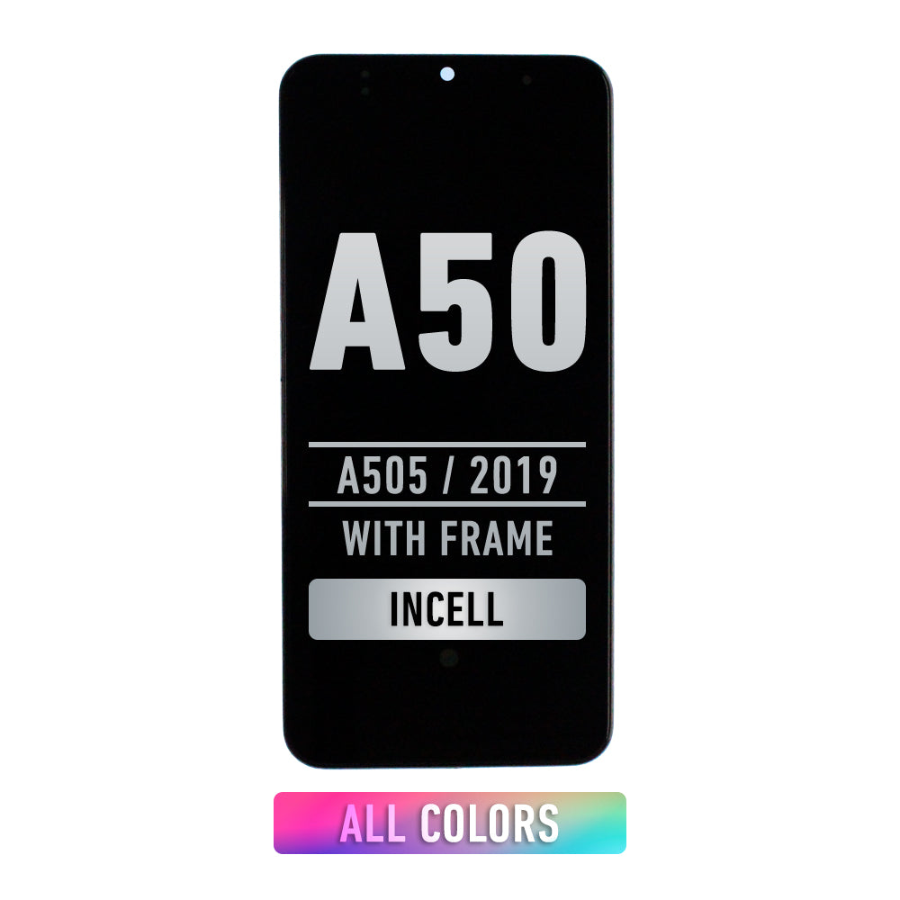 Samsung Galaxy A50 (A505 / 2019) Pantalla Con Bisel (SIN LECTOR DE HUELLA) (InCell) (Version USA)