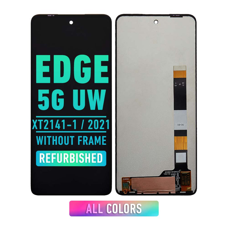 Motorola EDGE 5G UW (XT2141-1 / 2021) Pantalla LCD Sin Bisel (Reacondicionada) (Todos Los Colores)