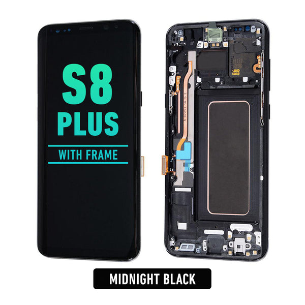 Samsung Galaxy S8 Plus Pantalla Con Bisel (Reacondicionada) (Negro Medianoche)