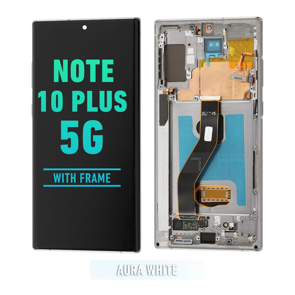 Samsung Galaxy Note 10 Plus / 5G Pantalla Con Bisel (Reacondicionada) (Aura White)