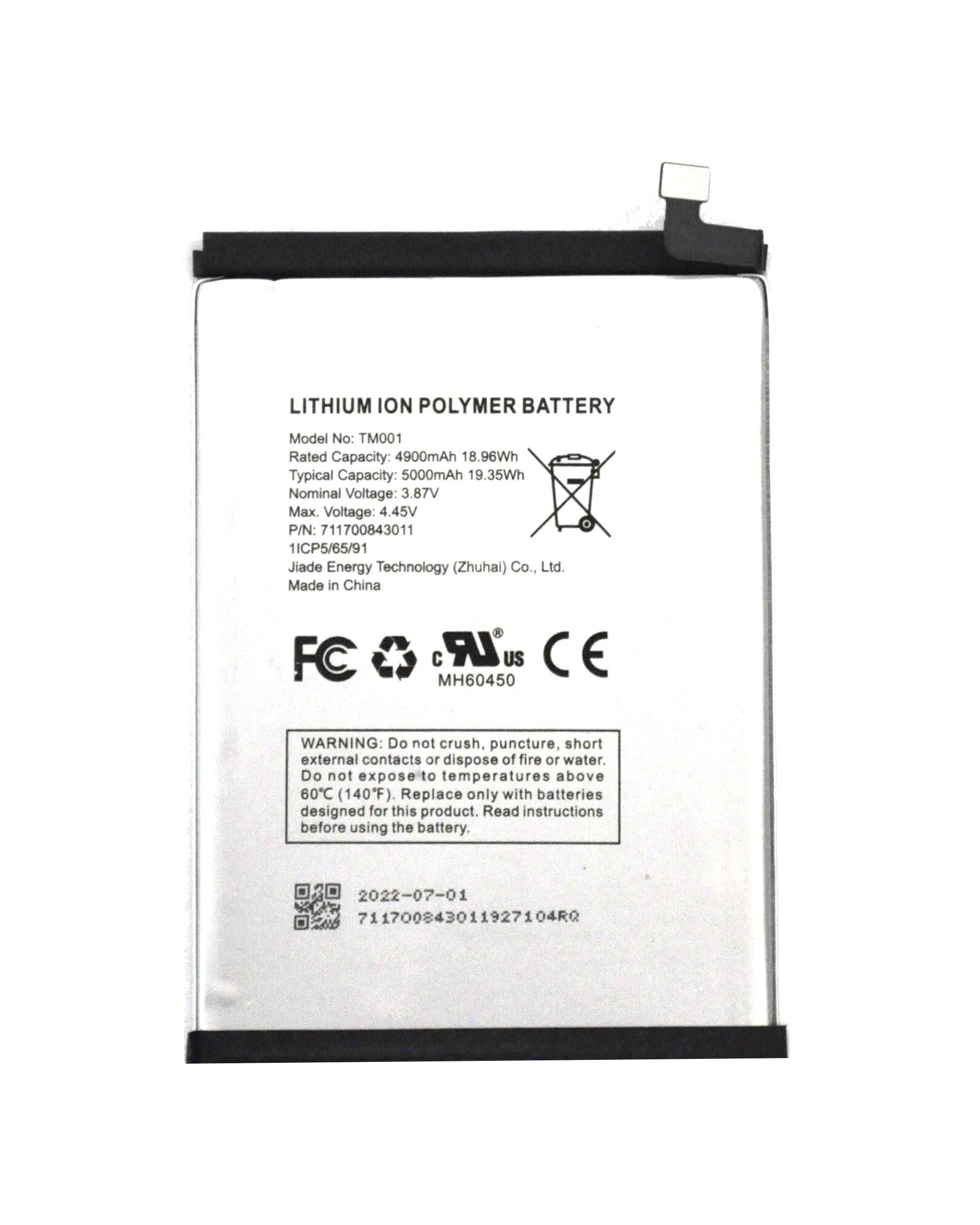 T-Mobile Revvl V+ 5G / Revvl 6 Pro Bateria (TM001)