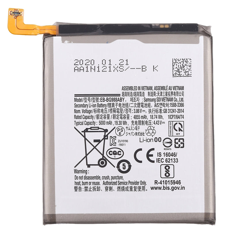 Samsung Galaxy S20 Plus 5G / S20 FE / A52 4G (A525 / 2021) / A52 5G (A526 / 2021) Bateria De Reemplazo (Alto Rendimiento)
