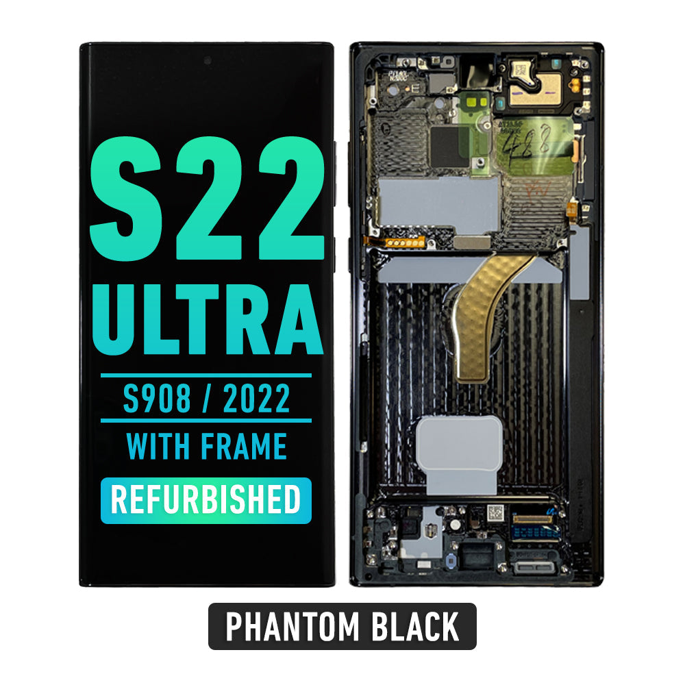 Samsung Galaxy S22 Ultra Pantalla Con Bisel (Oled Plus) (Negro Fantasma)