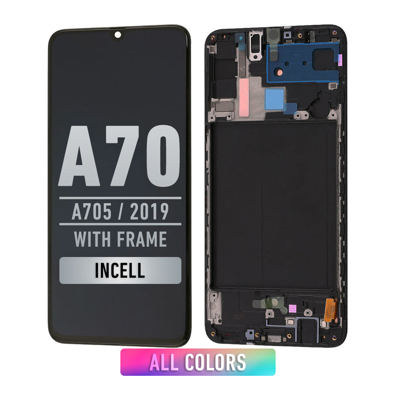 Samsung Galaxy A70 (A705 / 2019) Pantalla Con Bisel (Incell) (Todos Los Colores)