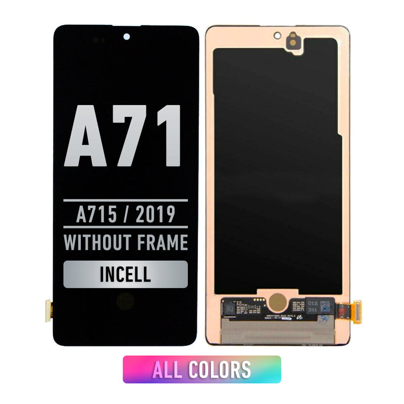 Samsung Galaxy A71 (A715 / 2019) Pantalla Sin Bisel (Aftermarket Incell) (Sin Lector de Huella)