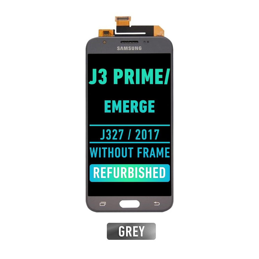 Samsung Galaxy J3 Prime / Emerge (J327 / 2017) Pantalla Sin Bisel (ORIGINAL) (Gris)