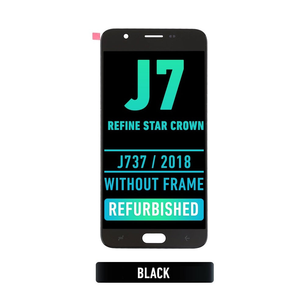 Samsung Galaxy J7 Refine / Star / Crown (J737 / 2018) Pantalla Sin Bisel (ORIGINAL) (Negro)