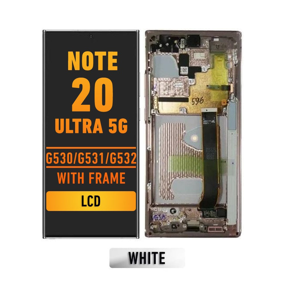 Samsung Galaxy Note 20 Ultra 5G Pantalla Con Bisel (Mystic White)