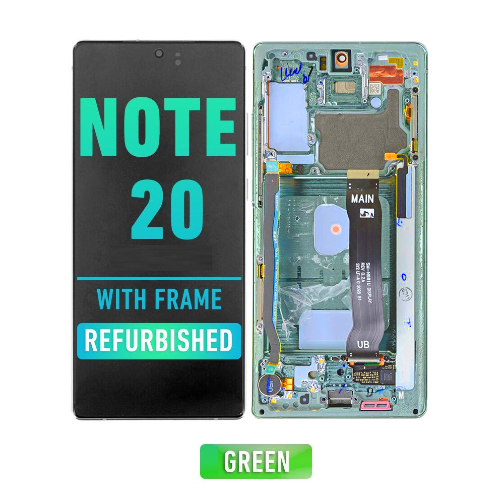 Samsung Galaxy Note 20 Pantalla Con Bisel (Oled Plus) (Mystic Verde)