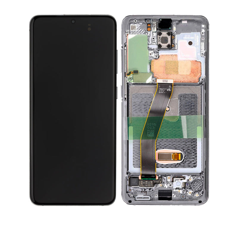 Samsung Galaxy S20 5G Pantalla Con Bisel (Compatible Con Todas Las Compañías Excepto Verizon Modelo 5G UW) (Reacondicionada) (Gris Cósmico)