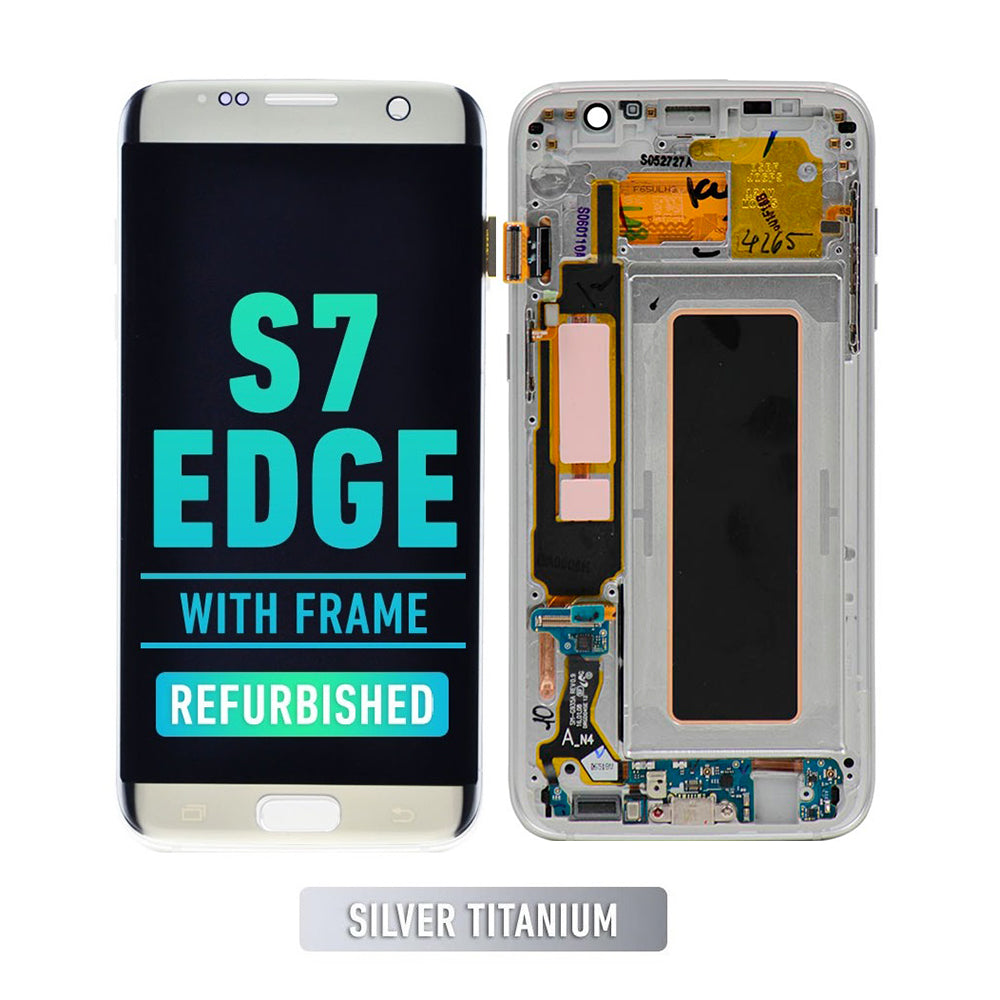 Samsung Galaxy S7 Edge Pantalla Con Bisel (Oled Plus) (Plata)